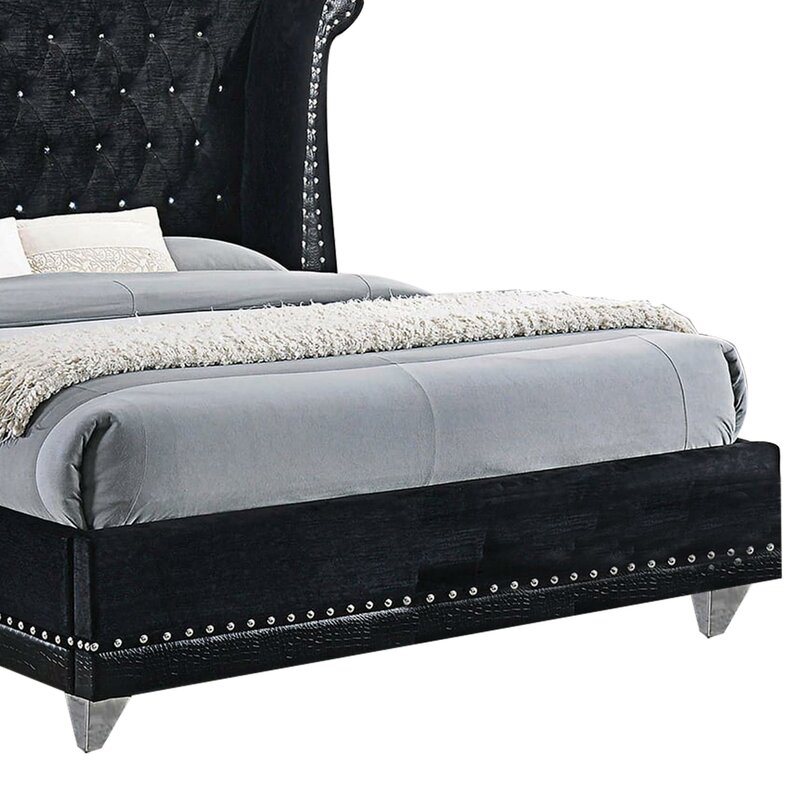 Grey King Size Bed Frame Wayfair / Skyline furniture queen bed frame
